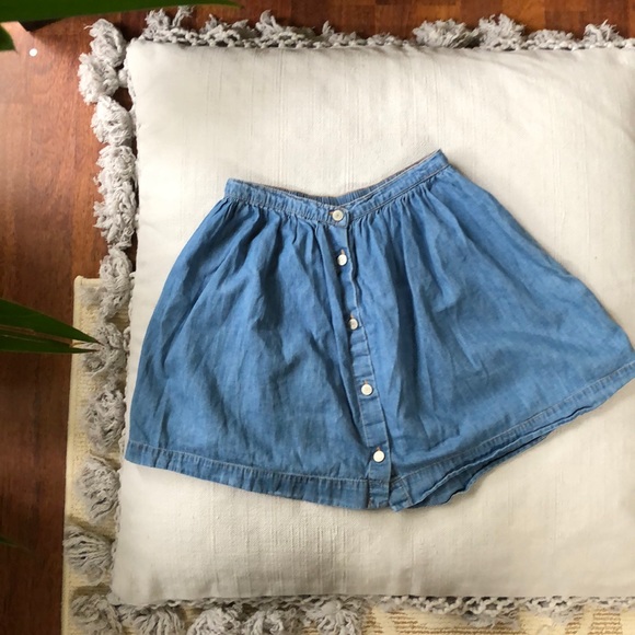 gap kids denim skirt